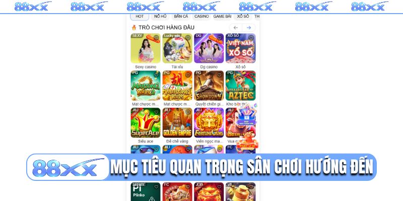 Mục tiêu quan trọng mà sân chơi hướng đến